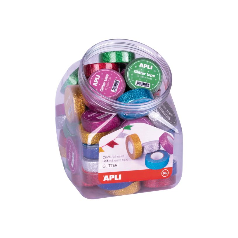 8410782185208-Apli Kids - Ruban adhésif à paillettes - 15 mm x 5 m - disponible dans différentes couleur-P_667306_1-0