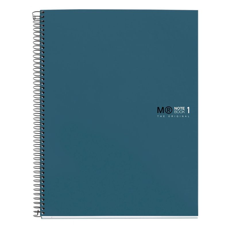 8422593499931-Notebook The Original, Couverture rigide, A5, lignes horizontales, 80 feuilles de 1 couleur, Miquelrius--0