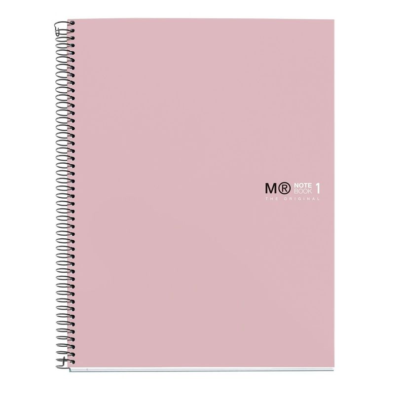 8422593499665-Notebook The Original, Couverture rigide, A4, lignes horizontales, 80 feuilles de 1 couleur, Miquelrius--0
