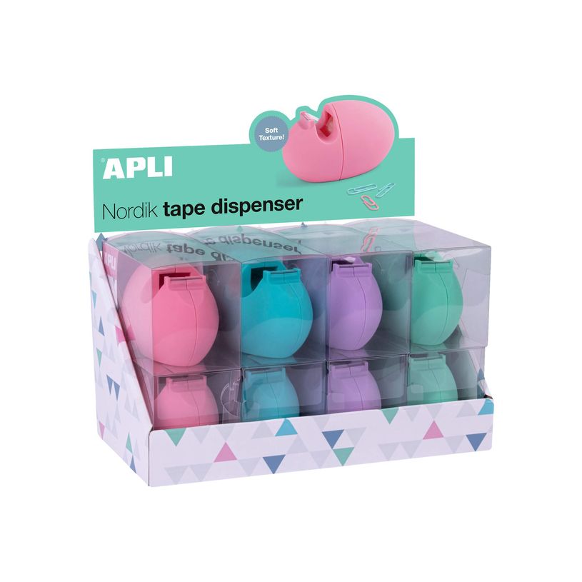 8410782188469-Apli Agipa Nordik - Présentoir de 8 dévidoirs de ruban adhésif - 19 mm x 33 m - disponible-P_672274_7-0