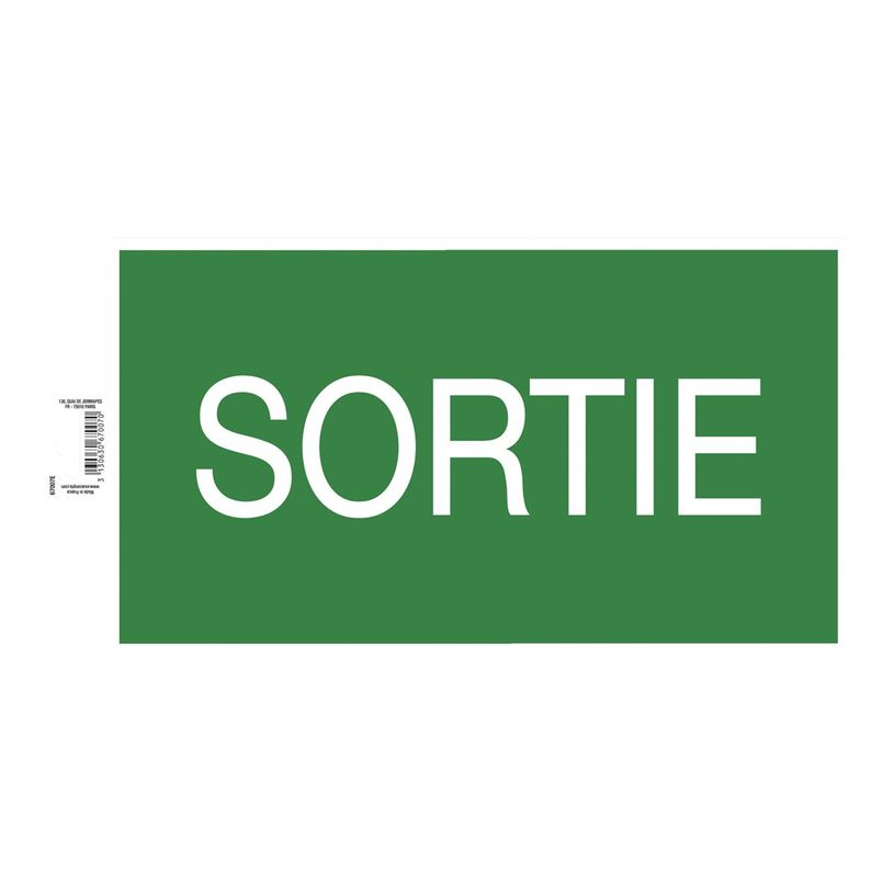 3130630670070-Exacompta - Pictogramme - sortie - 350 x 200 mm - vert-P_672303_2-0