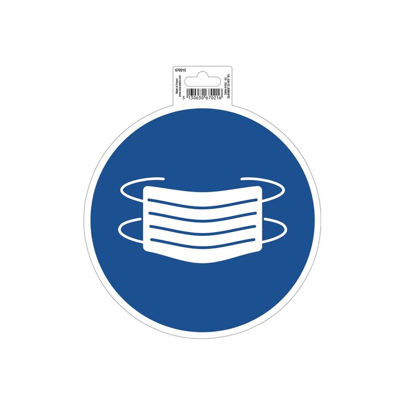 3130630670216-Exacompta - Pictogramme - masque obligatoire - 200 x 200 mm - bleu-P_672314_1-0