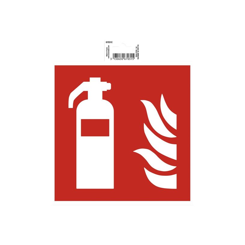 3130630670315-Exacompta - Pictogramme - extincteur - 200 x 200 mm - rouge-P_672321_4-0