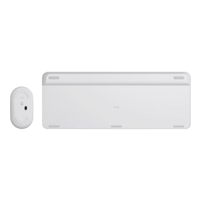5099206086555-Logitech Slim Wireless Combo MK470 - Ensemble clavier et souris - blanc cassé-P_674625_9-4