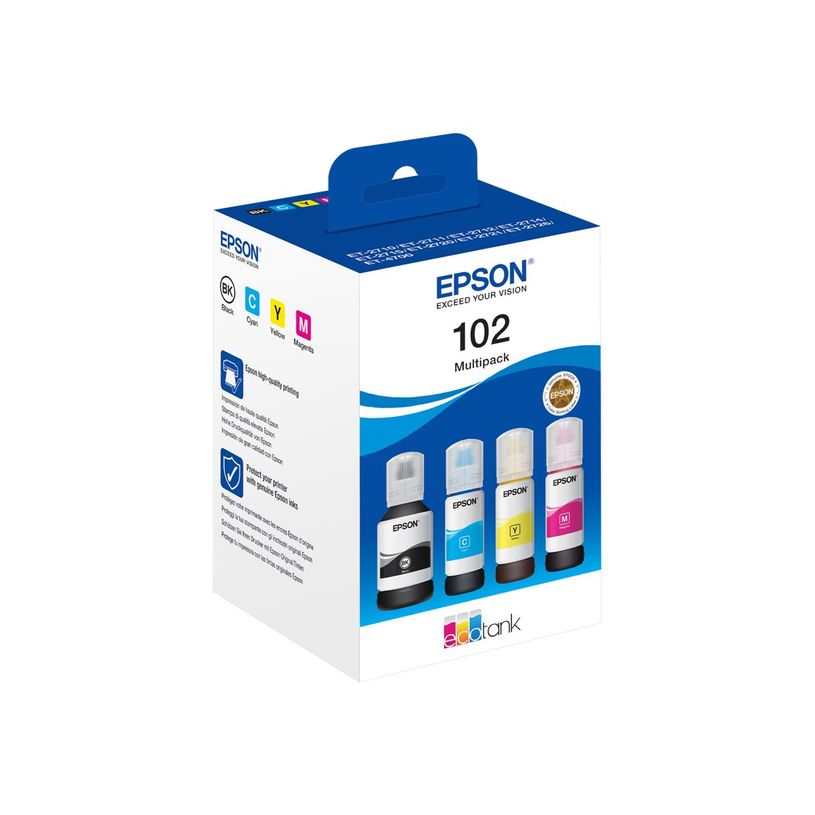 8715946684895-Epson EcoTank 102 - pack de 4 - noir, jaune, cyan, magenta - réservoir d'encre original-P_675107_2-1