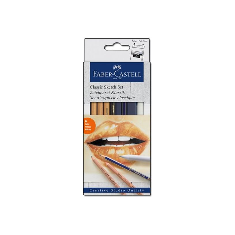 4005401140047-Faber-Castell Classic - Set d'esquisse classique - 6 pièces-P_675950_1-0
