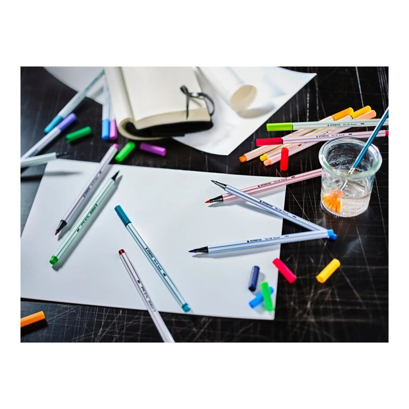 4006381582681-STABILO ARTY Creative Set - Assortiment de 36 : pen 68, aquacolor et point 88 - couleurs asso-P_676378_6-2