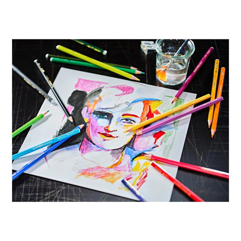 4006381582681-STABILO ARTY Creative Set - Assortiment de 36 : pen 68, aquacolor et point 88 - couleurs asso-P_676378_7-3