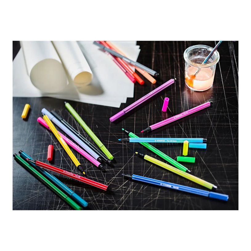 4006381579186-STABILO Pen 68 ARTY - Crayon-feutre - couleurs assorties - encre à l'eau - 1 mm - moyen (p-P_676379_15-13