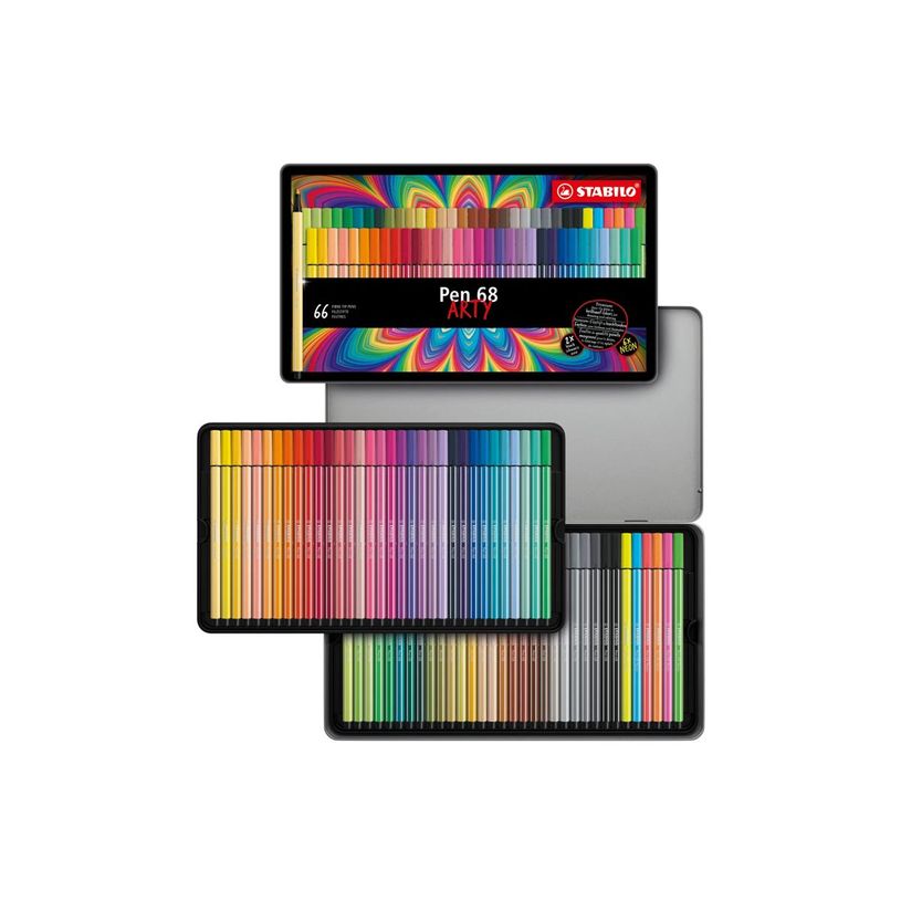 4006381579186-STABILO Pen 68 ARTY - Crayon-feutre - couleurs assorties - encre à l'eau - 1 mm - moyen (pac-P_676379_2-8