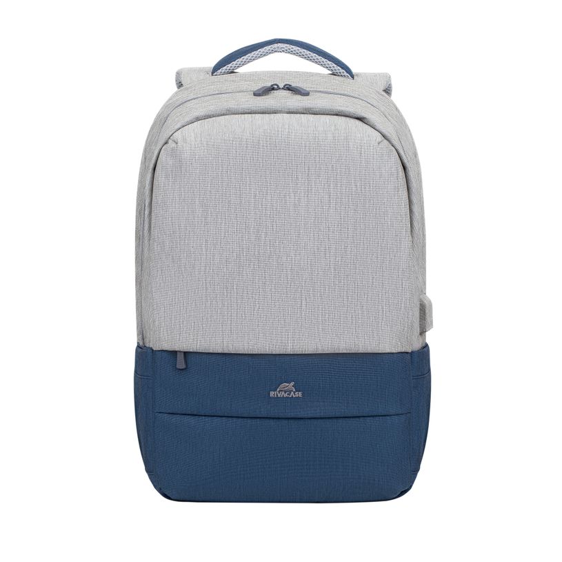 4260403578308-RIVACASE Prater - Sac à dos connecté pour ordinateur portable 17,3" - gris/bleu nuit-P_678843_2-1
