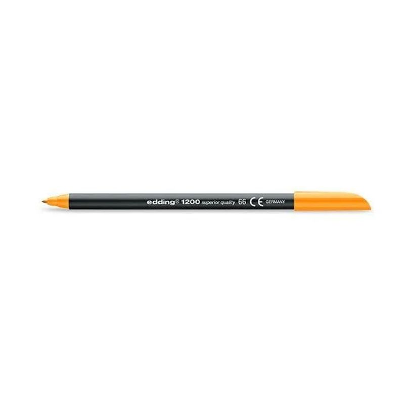 4004764828395-edding 1200 - Rotulador de punta de fibra - naranja neón - tinta al agua - 0.5-1 mm--1