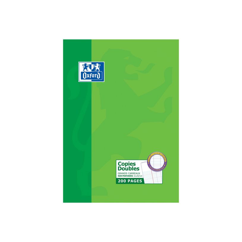 3020126874733-Oxford - copies doubles - 200 pages - A4 - grands carreaux (Seyes) - non perforées-P_687473_1-0