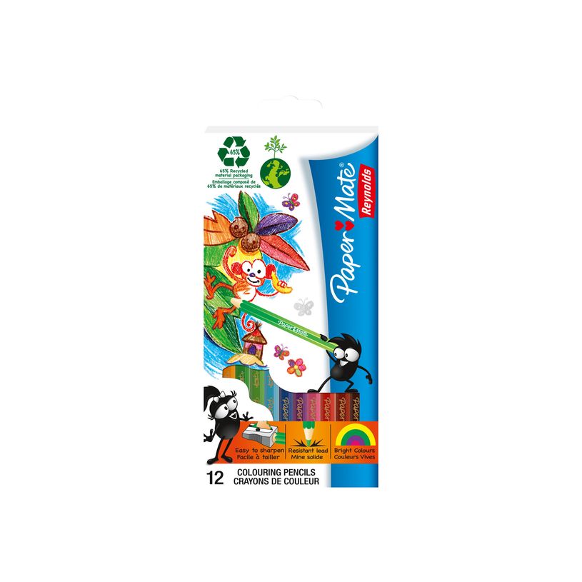 3501170689677-Paper Mate GLOB'COLOR - Crayons de couleur-P_689670_1-0