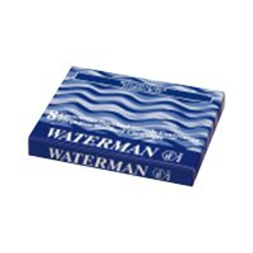 3501170713020-Waterman - 8 cartouches d'encre longues pour stylo plume - bleu-P_713020_5-1