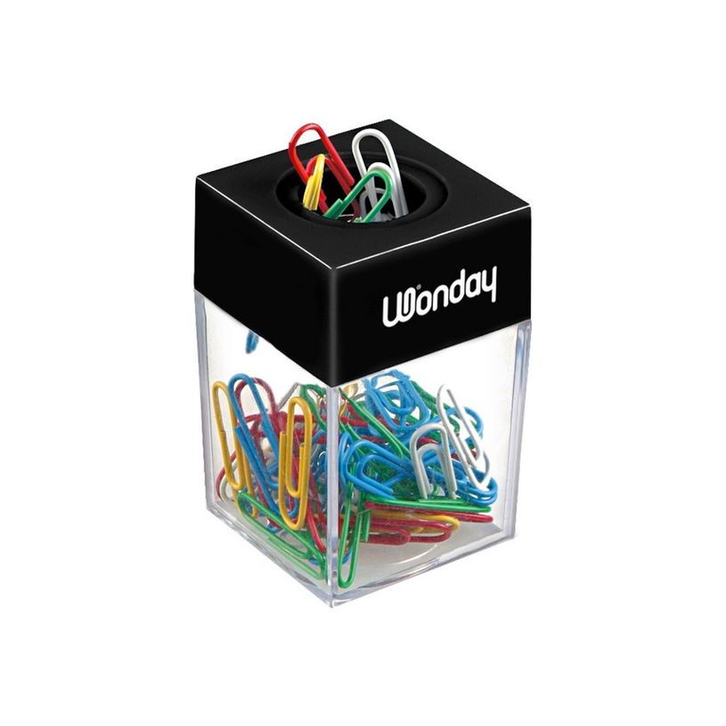 3457707500284-Wonday - Distributeur aimanté + 50 trombones couleurs assorties-P_750028_3-1