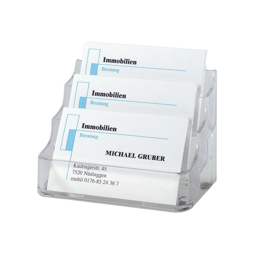 4004360961335-Sigel - Porte-carte de visites transparent - 3 compartiments - 94 x 85 mm - pour 210 cartes-P_77032039_1-0