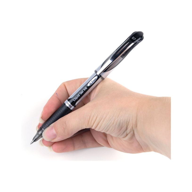 0072512197585-Pentel Energel - Roller capuchon - 0,7 mm - noir-P_77032129_3-3