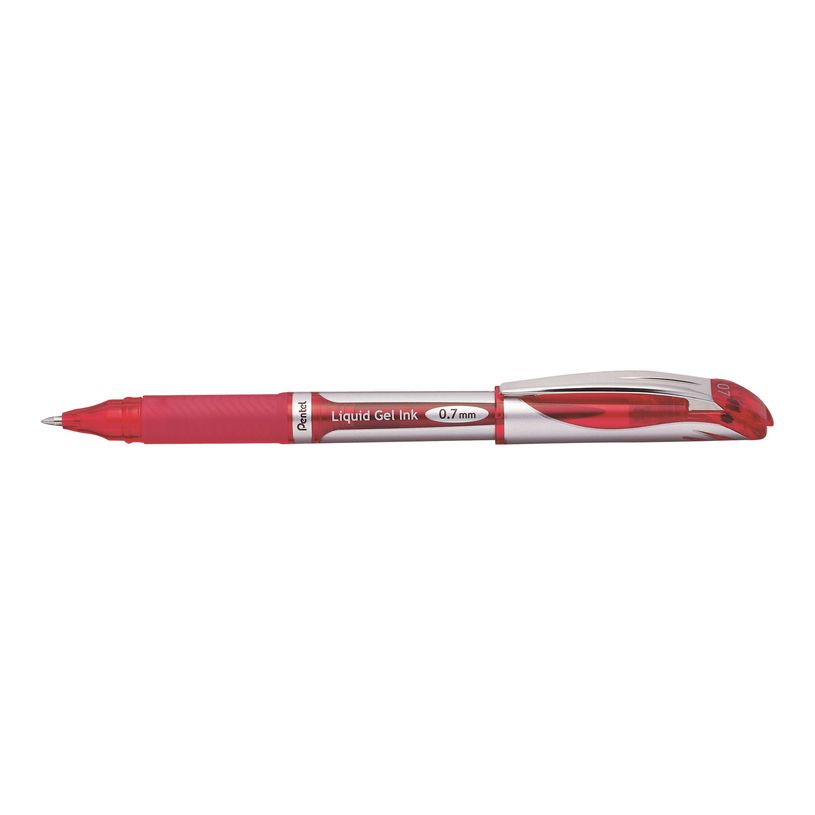 0072512197615-Pentel Energel - Roller capuchon - 0,7 mm - rouge-P_77032130_4-0