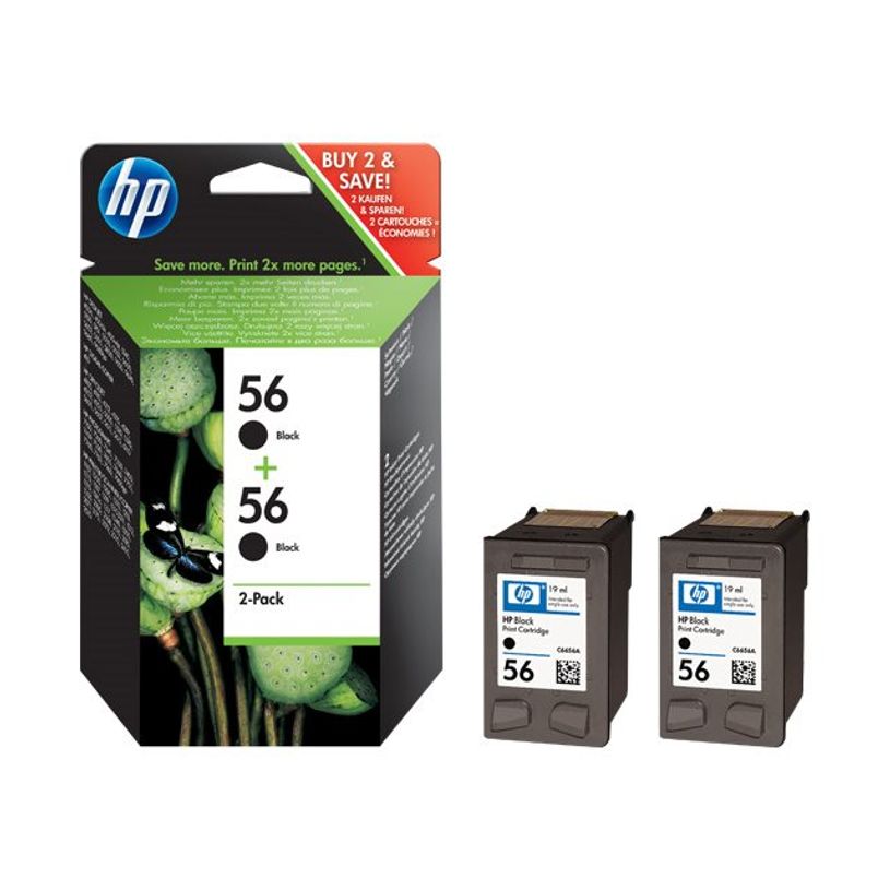 882780019003-HP 56 - Pack de 2 - noir - cartouche d'encre originale-P_77032472_5-2