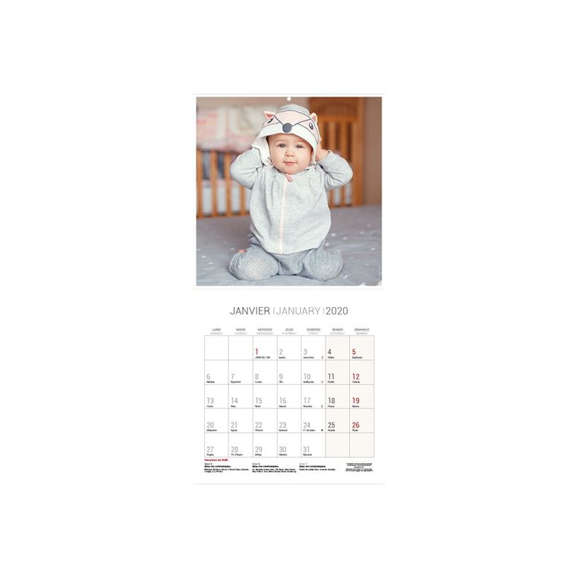 3592930029246-Calendrier illustré BOUCHUT 30 x 30 cm BABY LOVE Pefc 70 %-P_77032696_1-8