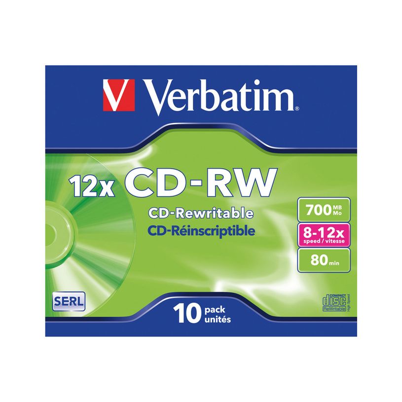 0000790005483-Verbatim - CD-RW x 10 - 700 Mo - support de stockage-P_79000548_1-0