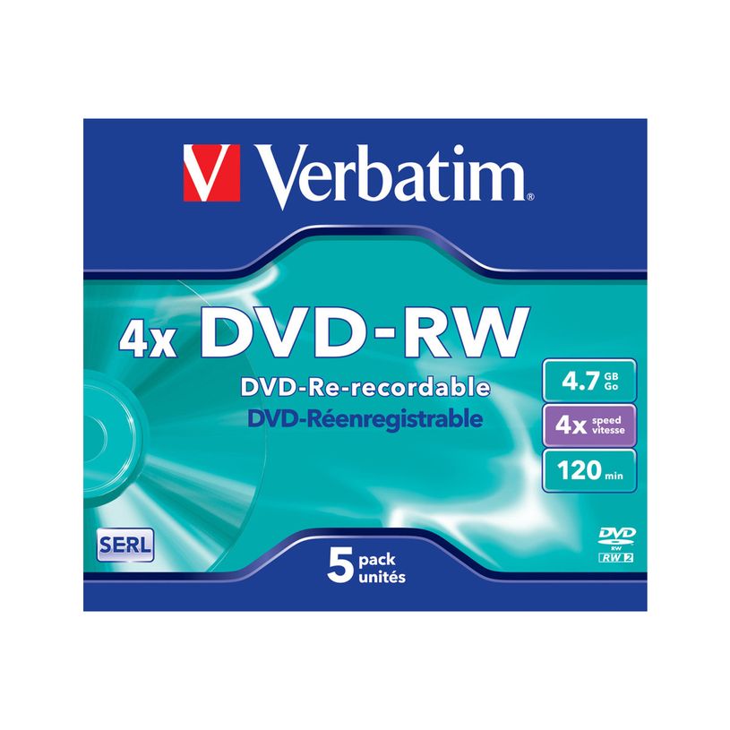 0000000085717-Verbatim DataLifePlus - DVD-RW x 5 - 4.7 Go - support de stockage-P_79000557_1-0