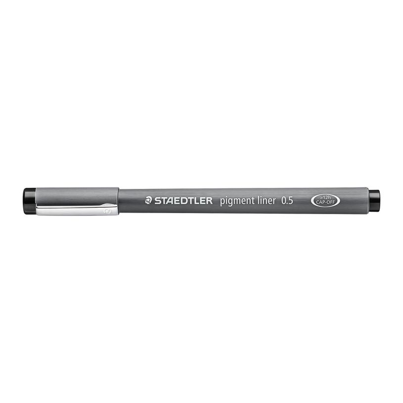 4007817330432-STAEDTLER pigment liner - Feutre fin - 0.5 mm - noir-P_79000704_1-0