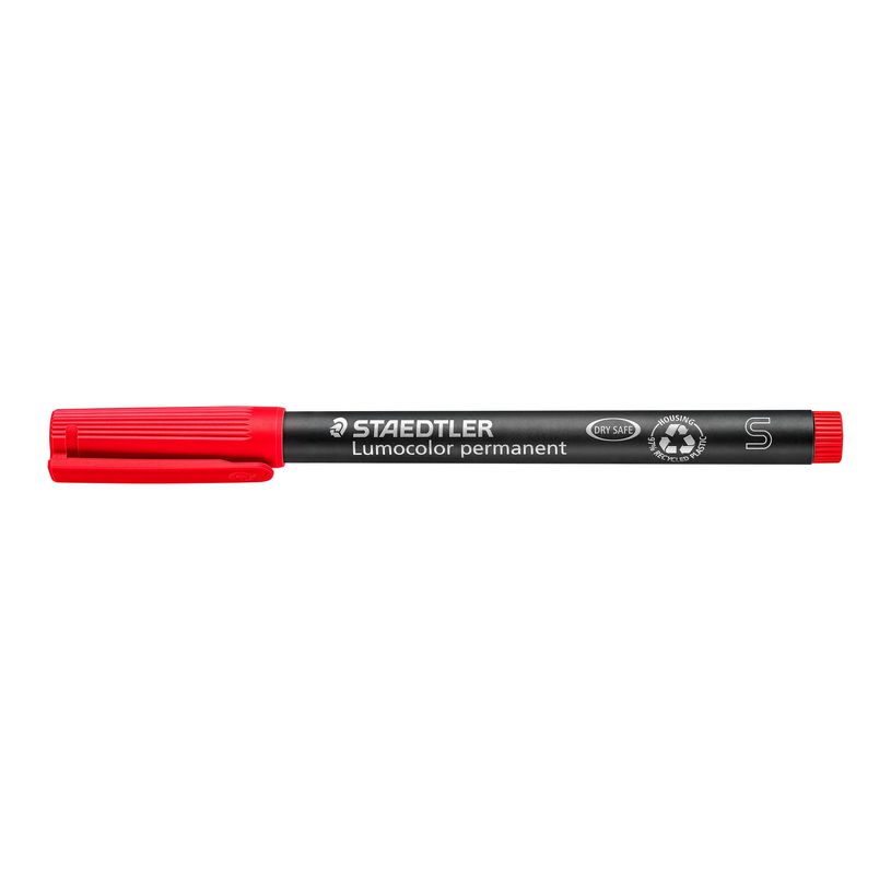4007817308646-STAEDTLER LUMOCOLOR 313 - Marqueur permanent - pointe super fine - rouge-P_79000706_1-0