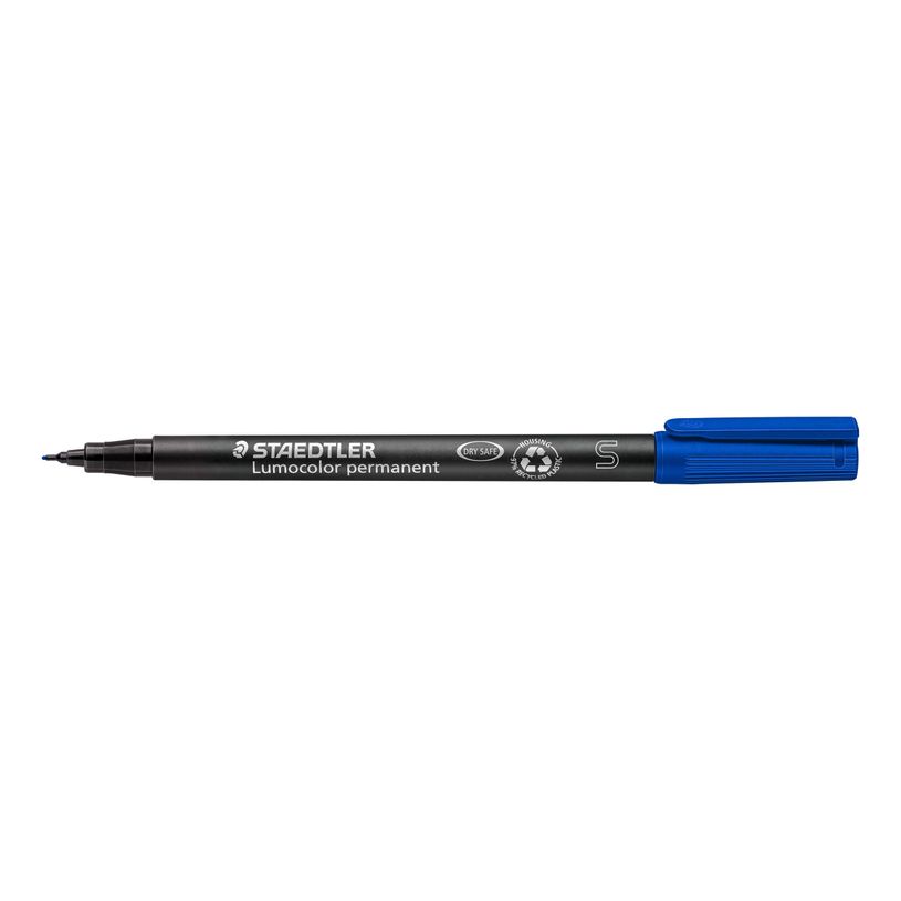4007817308677-STAEDTLER LUMOCOLOR 313 - Marqueur permanent - pointe super fine - bleu-P_79000707_2-1