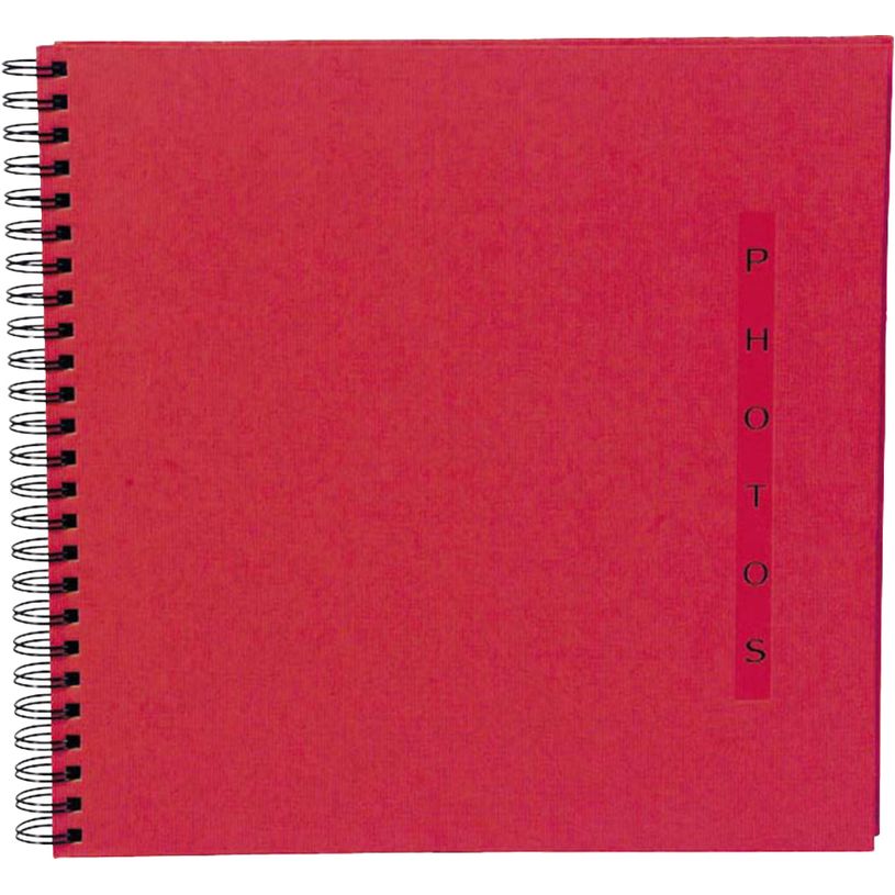 3130630169253-Exacompta Design - Album photo à spîrales 32 x 32 cm - rouge-P_79001059_1-0