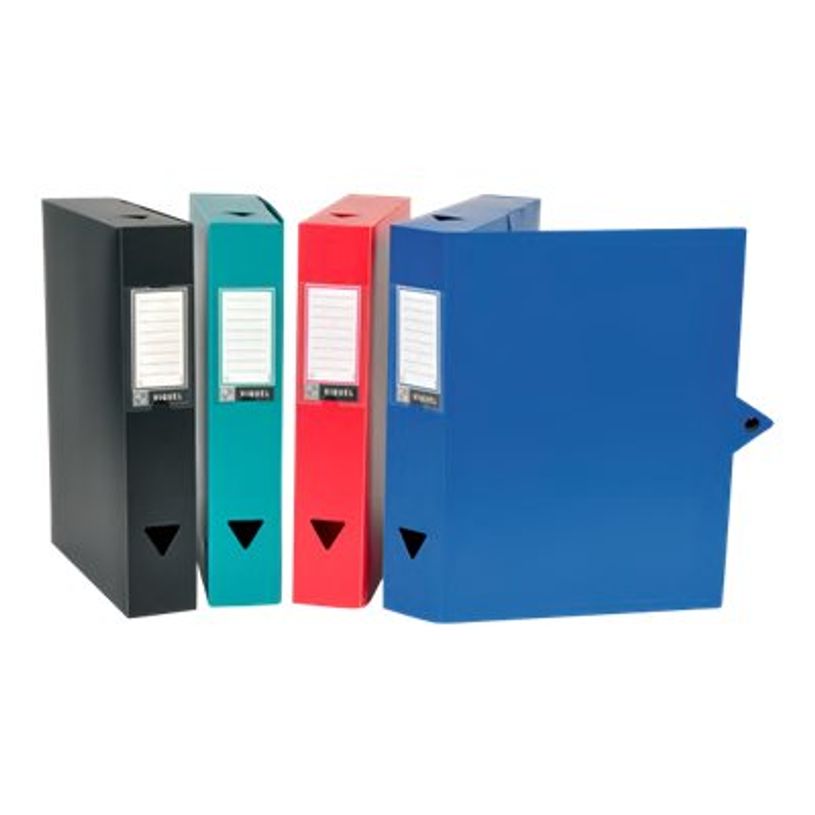 3135251144870-Viquel - Boîte de classement plastique - dos 100 mm - disponible dans différentes couleur-P_79130314_1-0