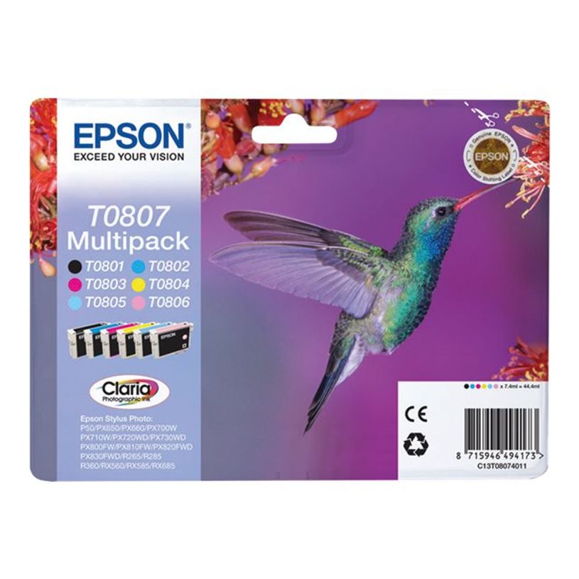 8715946494173-Epson T0807 Colibri - Pack de 6 - noir, cyan, cyan clair, magenta, magenta clair, jaune - c-P_79130621_4-4
