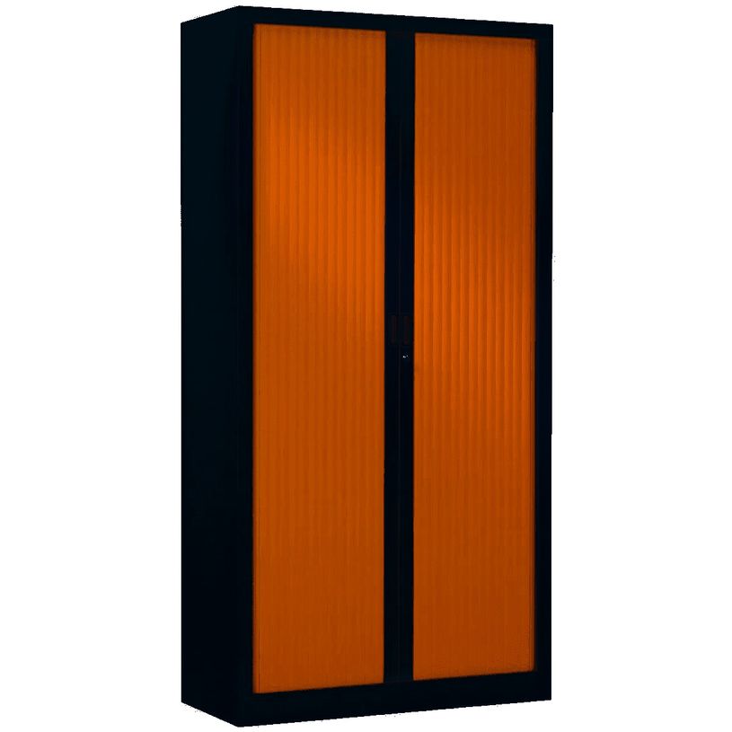 3219099329870-Armoire métallique démontable Class 900 - 180 x 90 x 43 cm - anthracite/imitation merisie-P_79136255_1-0