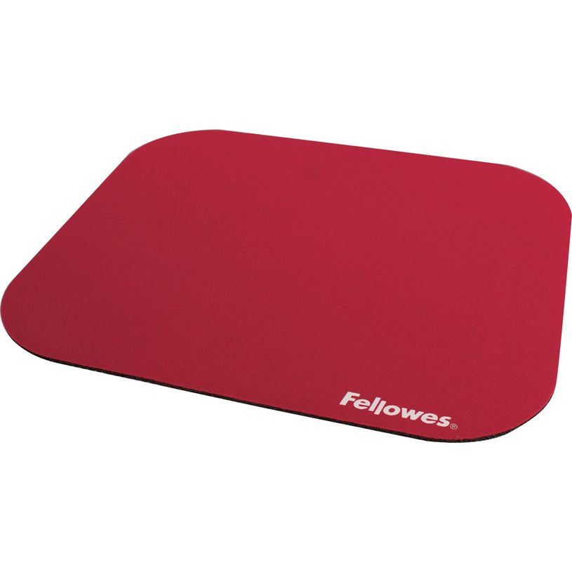 077511580222-Fellowes - Tapis de souris basique - Rouge-P_79136399_1-0