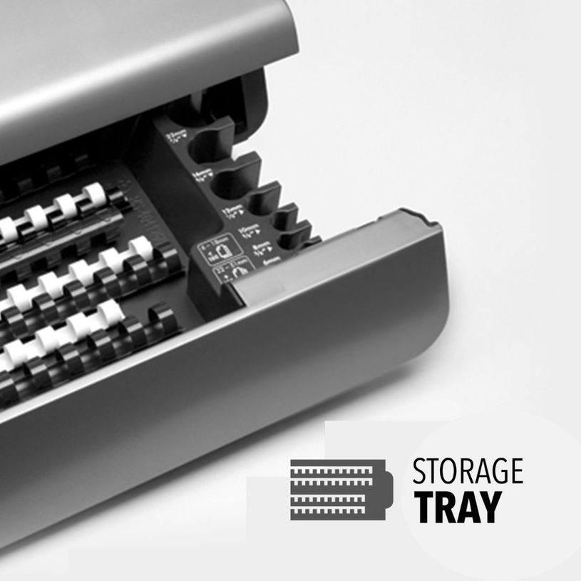 043859512119-Fellowes Pulsar E-300 - machine à relier / relieuse perforeuse éléctrique - Perfore 20 feuilles - rel--4