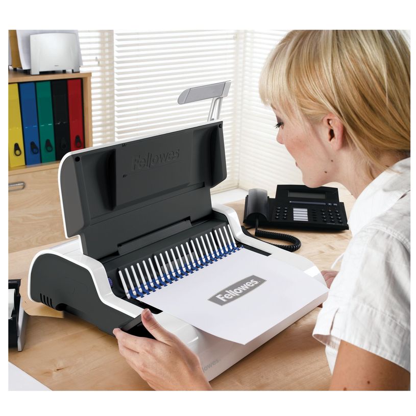 043859512119-Fellowes Pulsar E-300 - machine à relier / relieuse perforeuse éléctrique - Perfore 20 fe-P_79136419_4-3