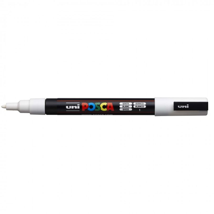 4902778915912-Posca - Marqueur peinture pointe fine - blanc--2
