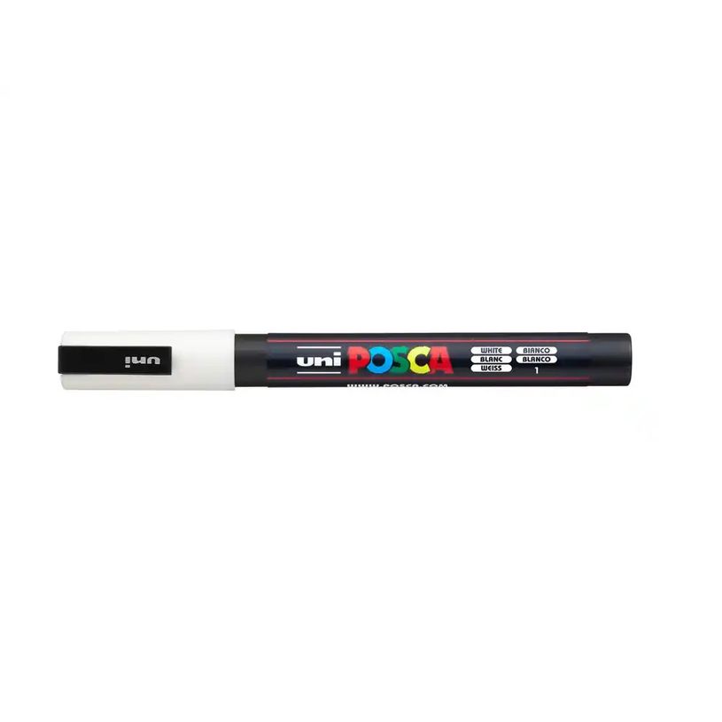4902778915912-Posca - Marqueur peinture pointe fine - blanc--3