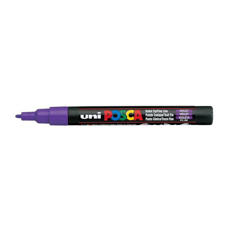 4902778915844-Posca - Marqueur peinture pointe fine - violet--0