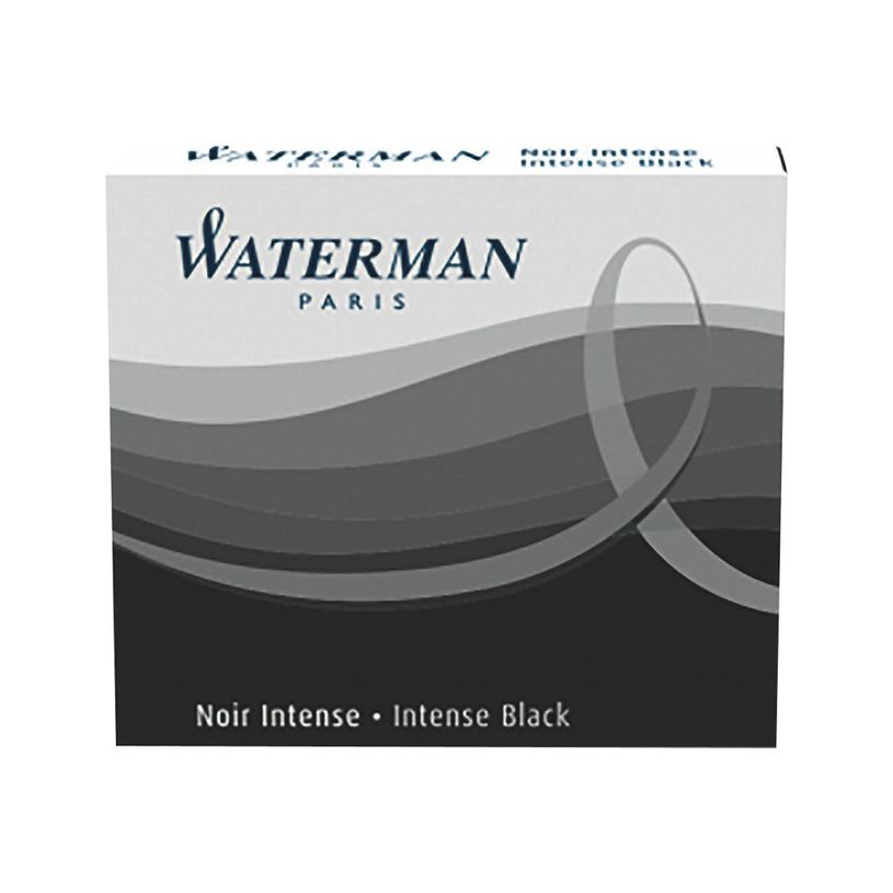 3034325201191-Waterman - 6 cartouches d'encre pour stylo plume - noir-P_79137683_1-1