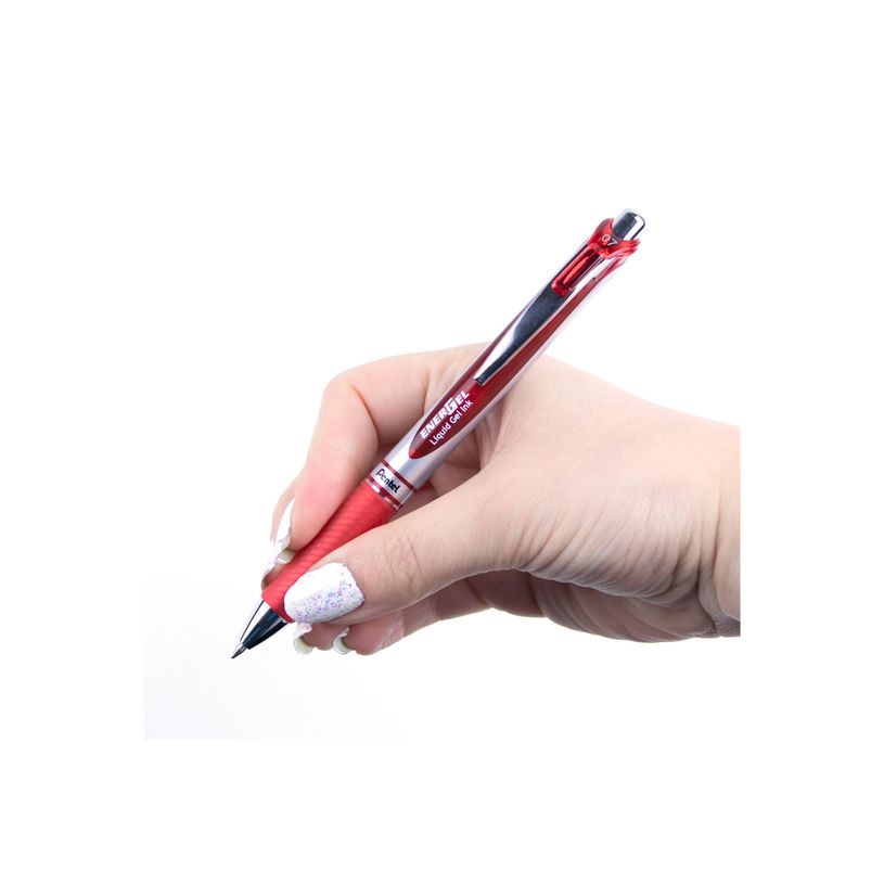 4902506070968-Pentel EnerGel XM - Bolígrafo  - rojo - tinta de gel - 0.7 mm - medio - retractil-P_79138301_3-2