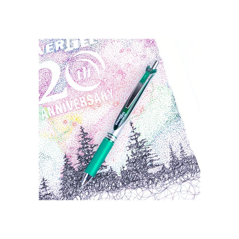 4902506070982-Pentel Energel - Roller rétractable - 0,7 mm - vert-P_79138305_2-6