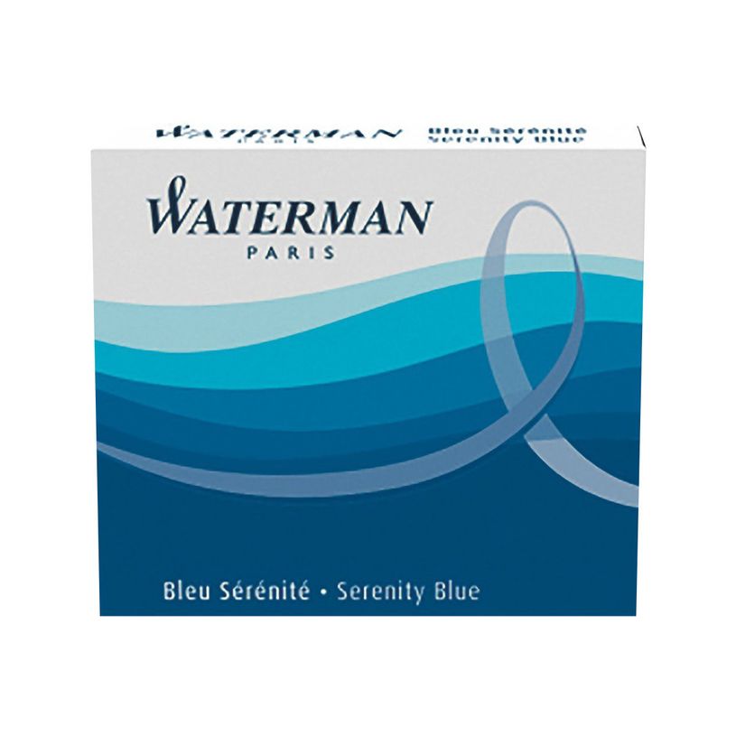 3034325201290-Waterman - 6 cartouches d'encre pour stylo plume - bleu-P_79138915_1-1