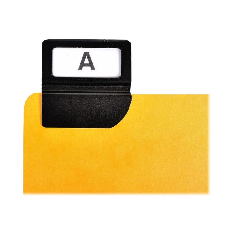 3364220137425-Lot de 24 guides alphabétiques 150×105 mm – Cartes à onglets métalliques noir-P_79138953_5-4