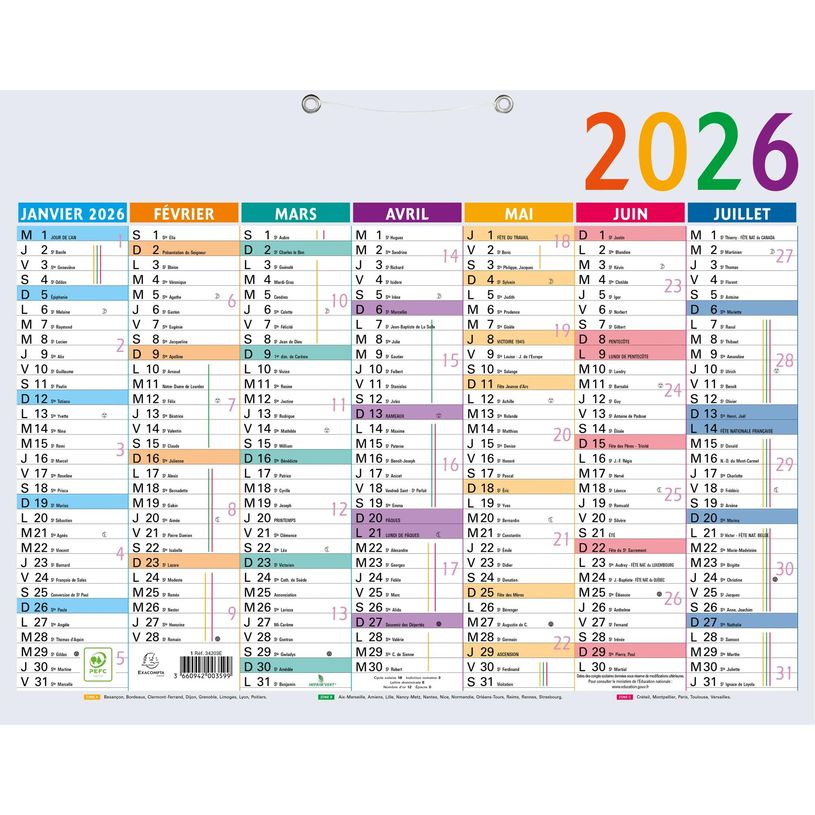 3660942003599-Exacompta Multicolores - calendrier--0