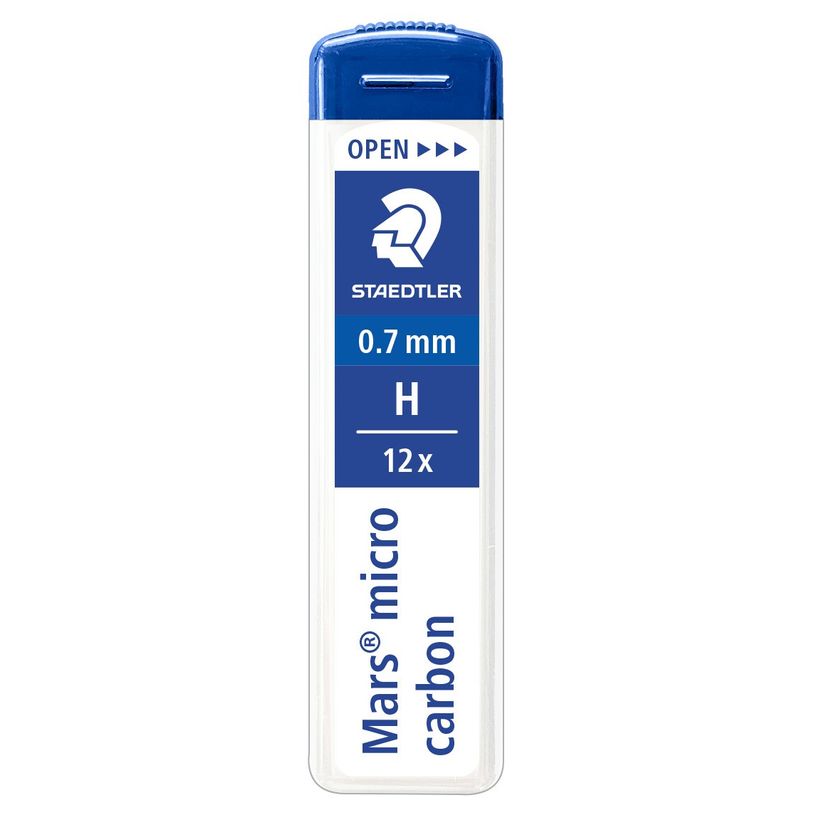 4007817213919-STAEDTLER Mars micro - Etui de 12 Mines pour porte mines - H - 0,7 mm-P_79139659_1-0