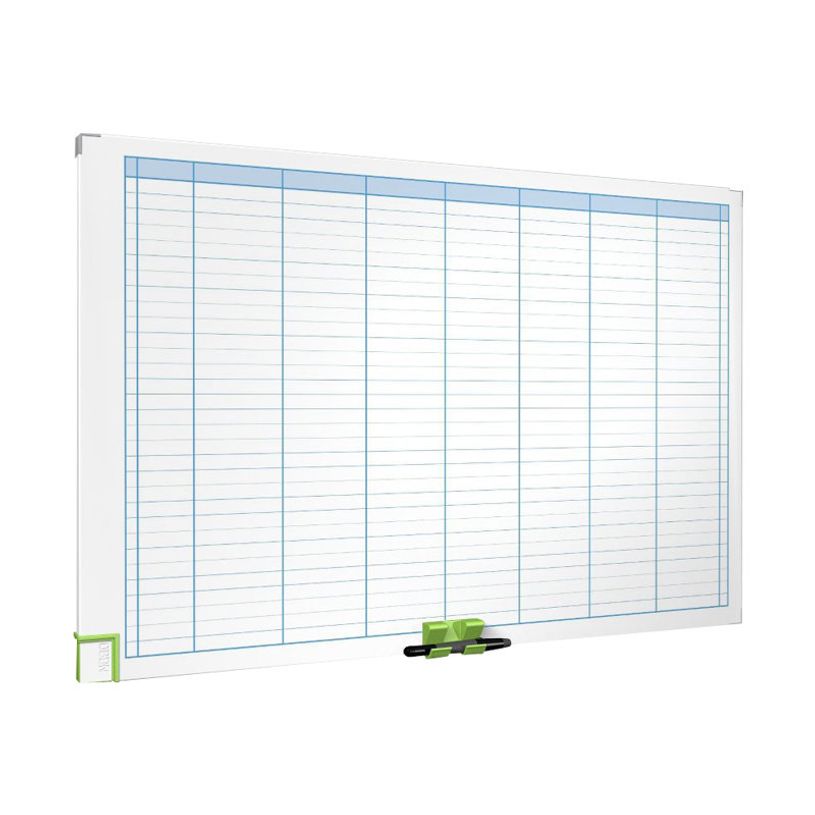 3147330087633-Nobo Performance - Planning effaçable à sec - hebdomadaire - 900 x 600 mm - 24 lignes 7 c-P_79139744_7-2
