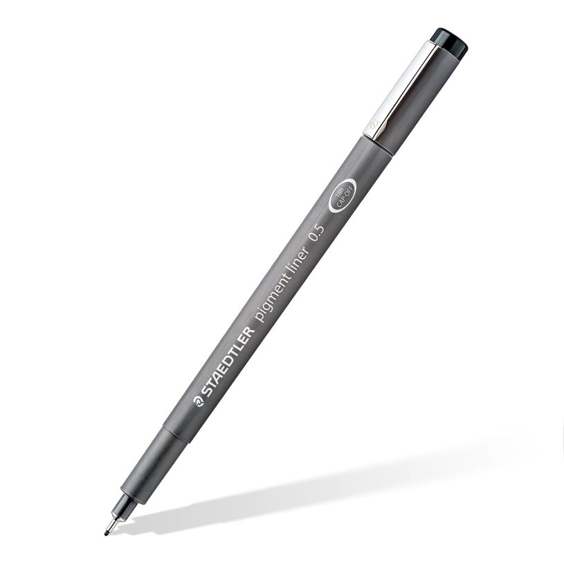 4007817327081-STAEDTLER pigment liner - Feutre fin - 0.2 mm - noir--7