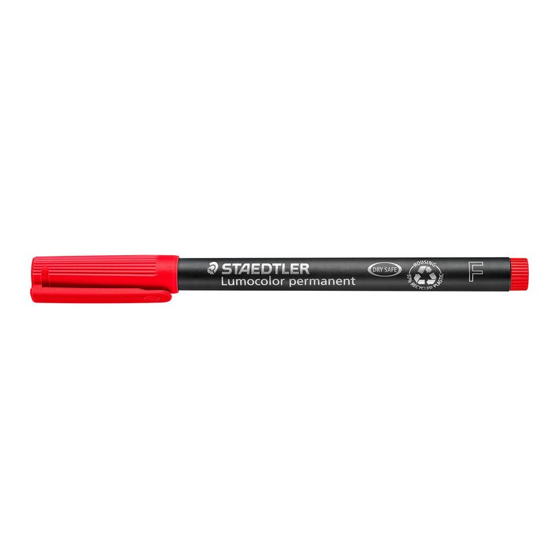 4007817304327-STAEDTLER LUMOCOLOR 318 - Marqueur permanent - pointe fine - rouge-P_79139818_1-0